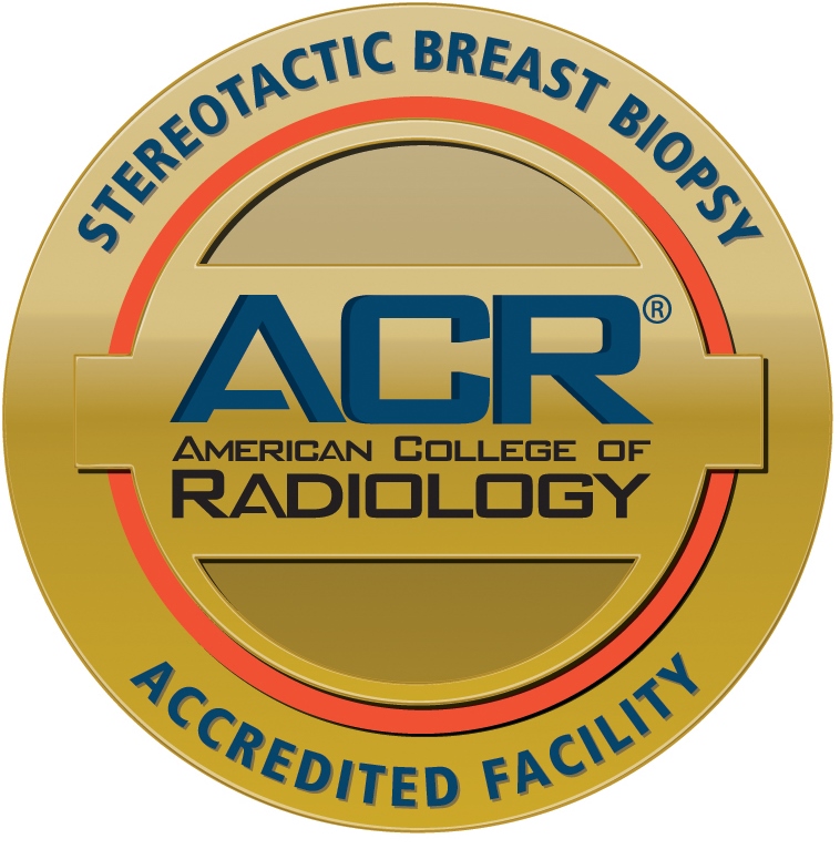 American College of Radiology Stereotactic Breast Biopsy Accredited Facility badge