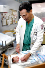 doctor and baby